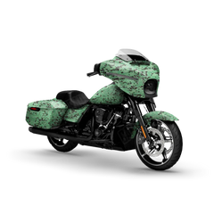 Digital Mint Chocolate Chip Motorcycle Wraps