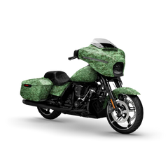 Digital Pistachio Motorcycle Wraps