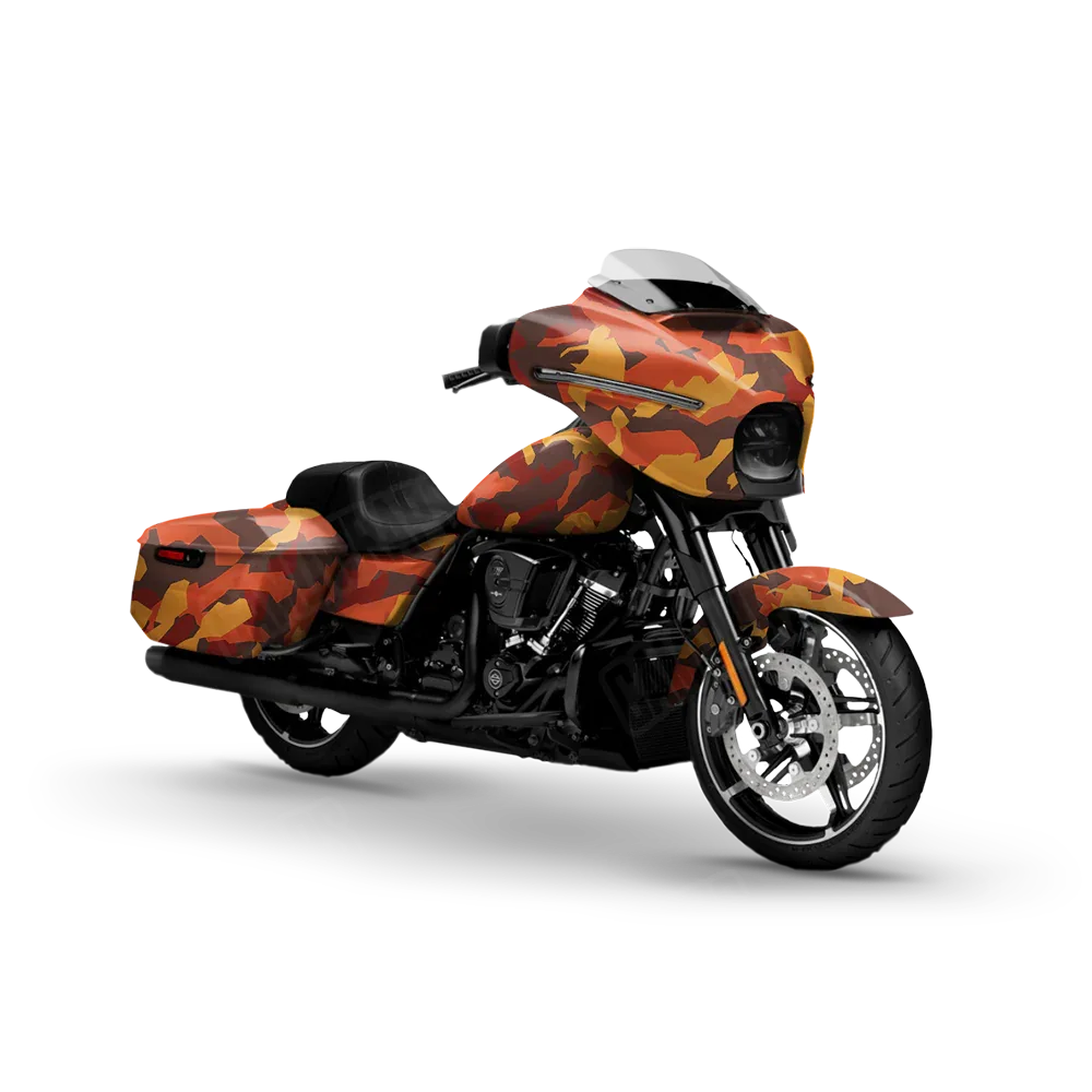 Erratic Autumn Motorcycle Wraps