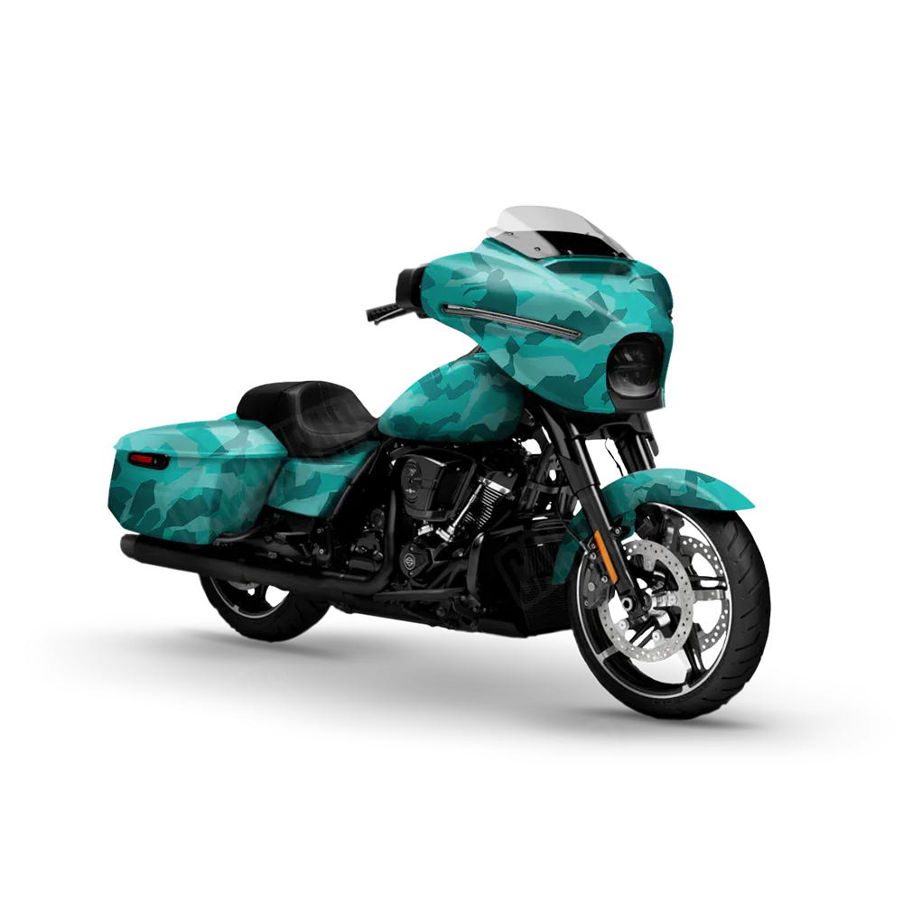 Erratic Elite Tiffany Blue Motorcycle Wraps