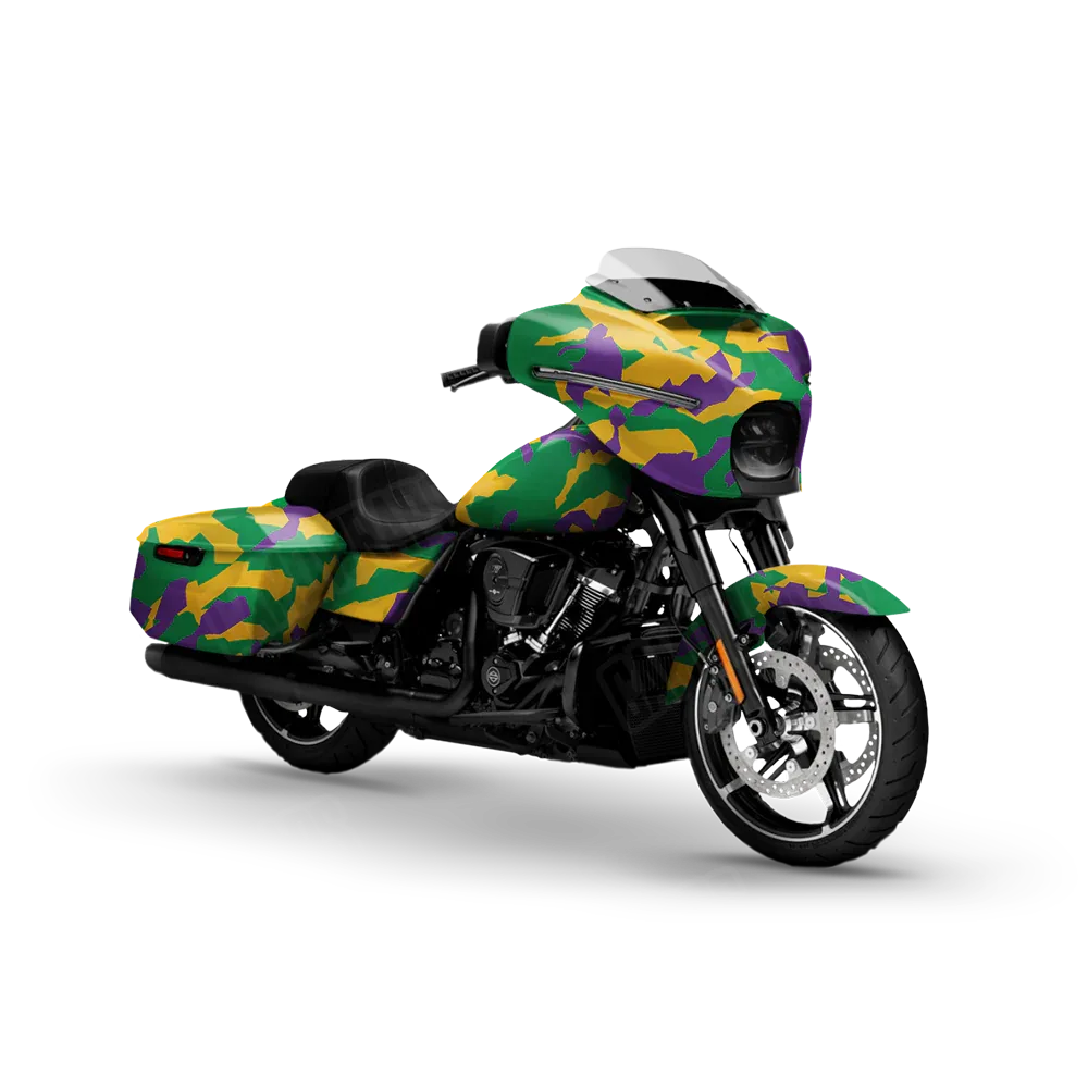 Erratic Mardi Gras Motorcycle Wraps