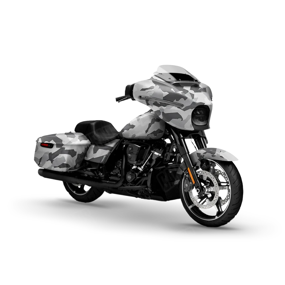 Erratic Snow Motorcycle Wraps