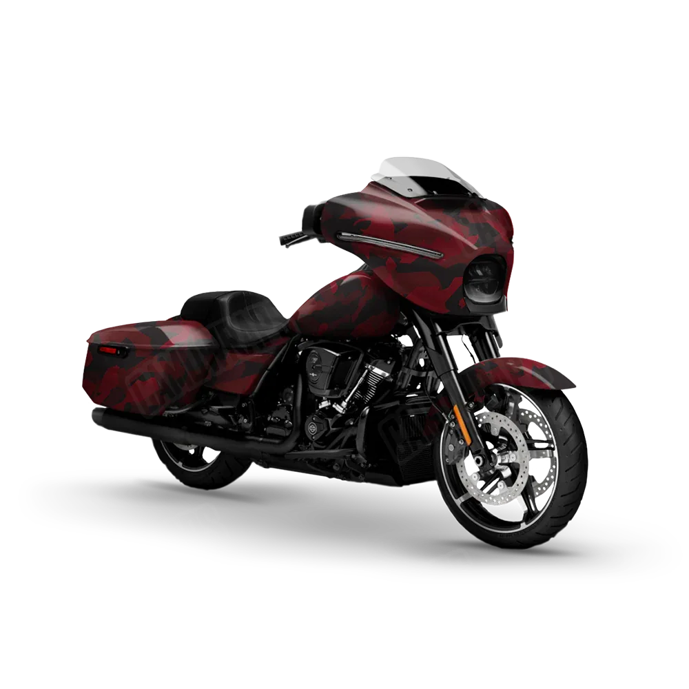 Erratic Vampire Red Motorcycle Wraps