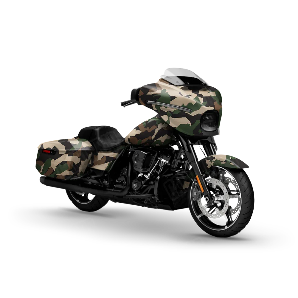 Erratic Woodland Motorcycle Wraps