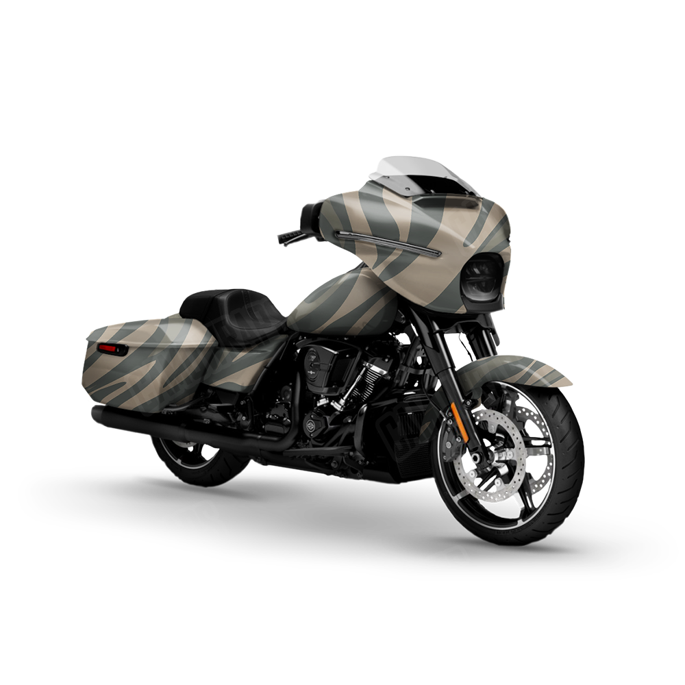 Fun Stripe Army Motorcycle Wraps