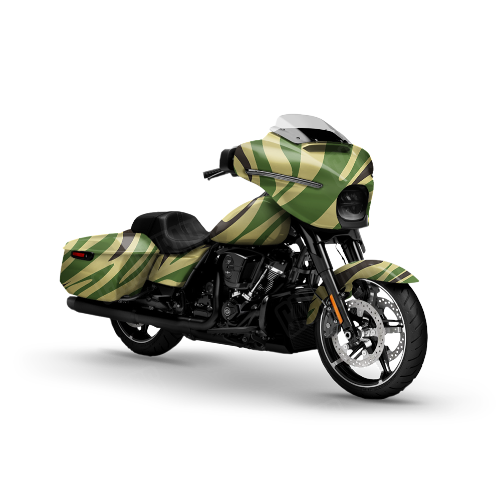 Fun Stripe Jungle Motorcycle Wraps