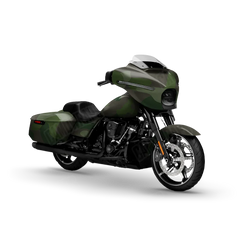 Classic Army Dark Green Motorcycle Wraps