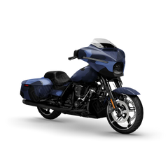 Classic Blue Midnight Motorcycle Wraps