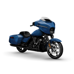 Classic Elite Blue Motorcycle Wraps