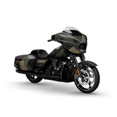 Classic Militant Charcoal Motorcycle Wraps