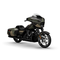 Classic Militant Green Motorcycle Wraps