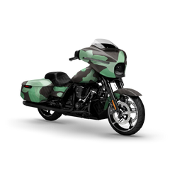 Classic Mint Chocolate Chip Motorcycle Wraps