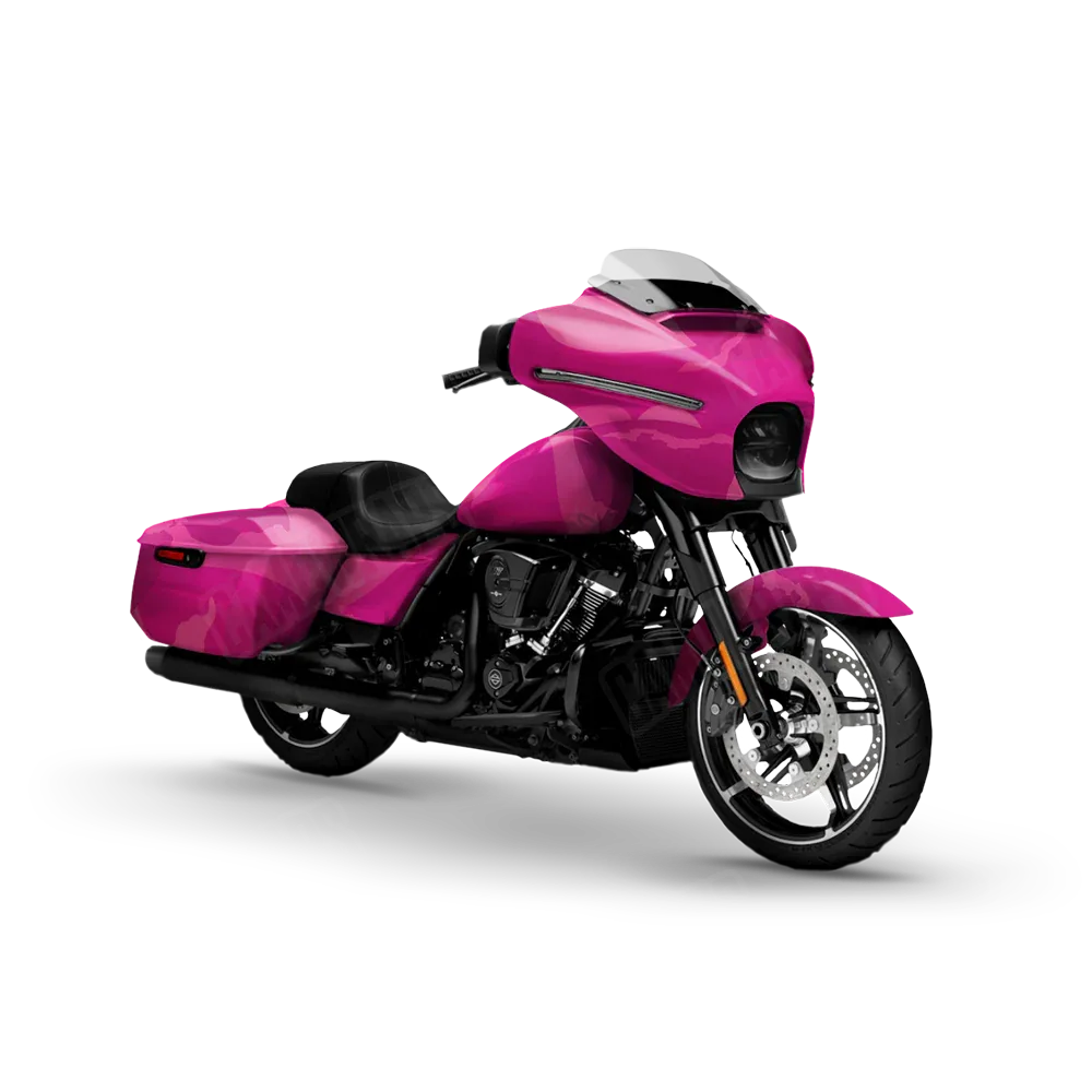 Ragged Elite Magenta Motorcycle Wraps