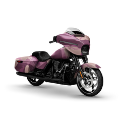Ragged Floral Motorcycle Wraps