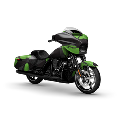 Ragged Metro Green Motorcycle Wraps