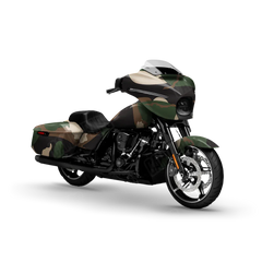 Ragged Woodland Motorcycle Wraps