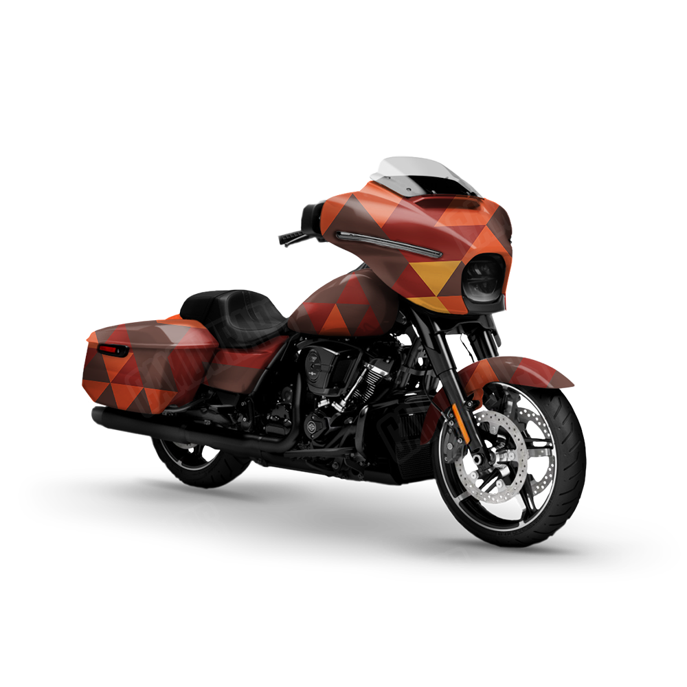 Triangle Autumn Motorcycle Wraps