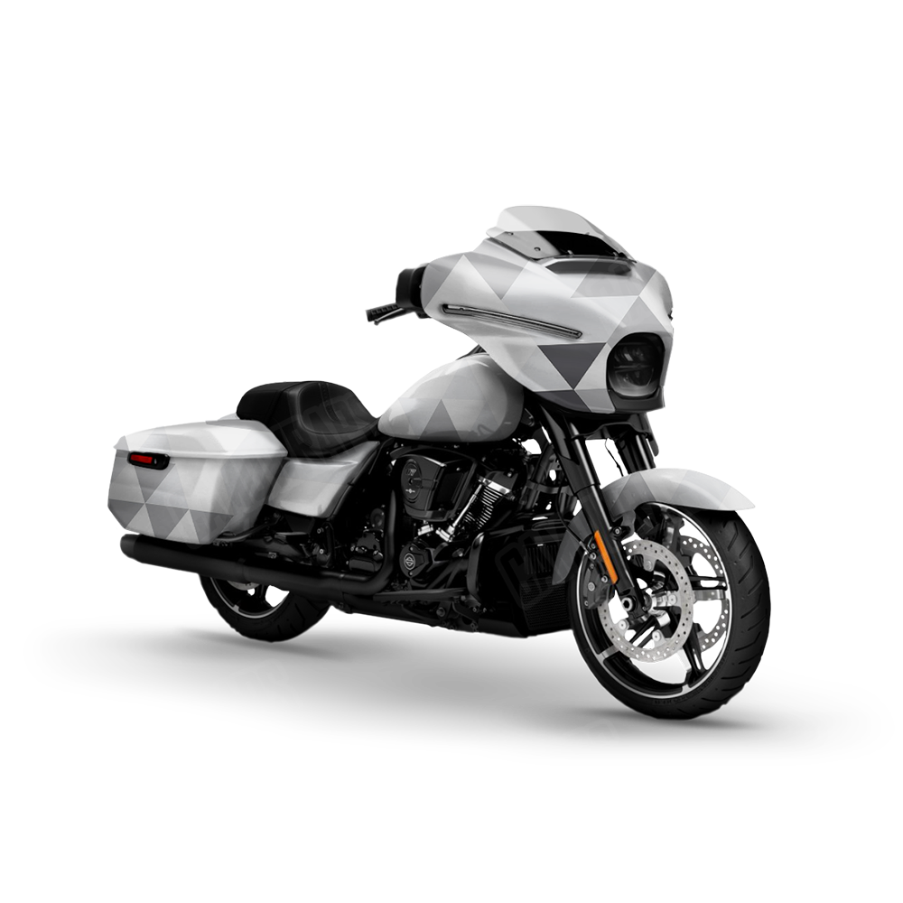 Triangle Snow Motorcycle Wraps