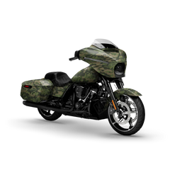 Classic Army Green Motorcycle Wraps
