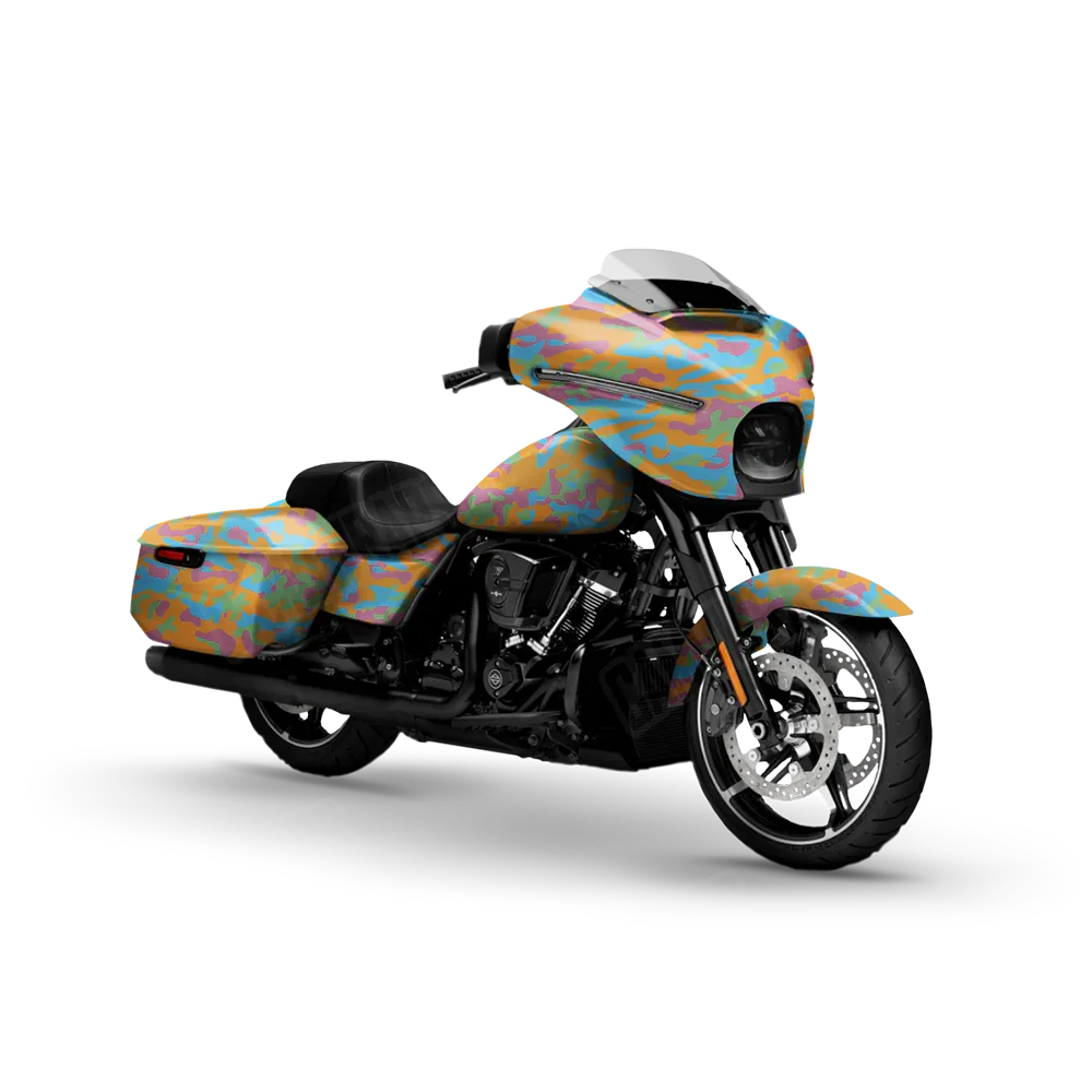 Classic Sherbert Motorcycle Wraps