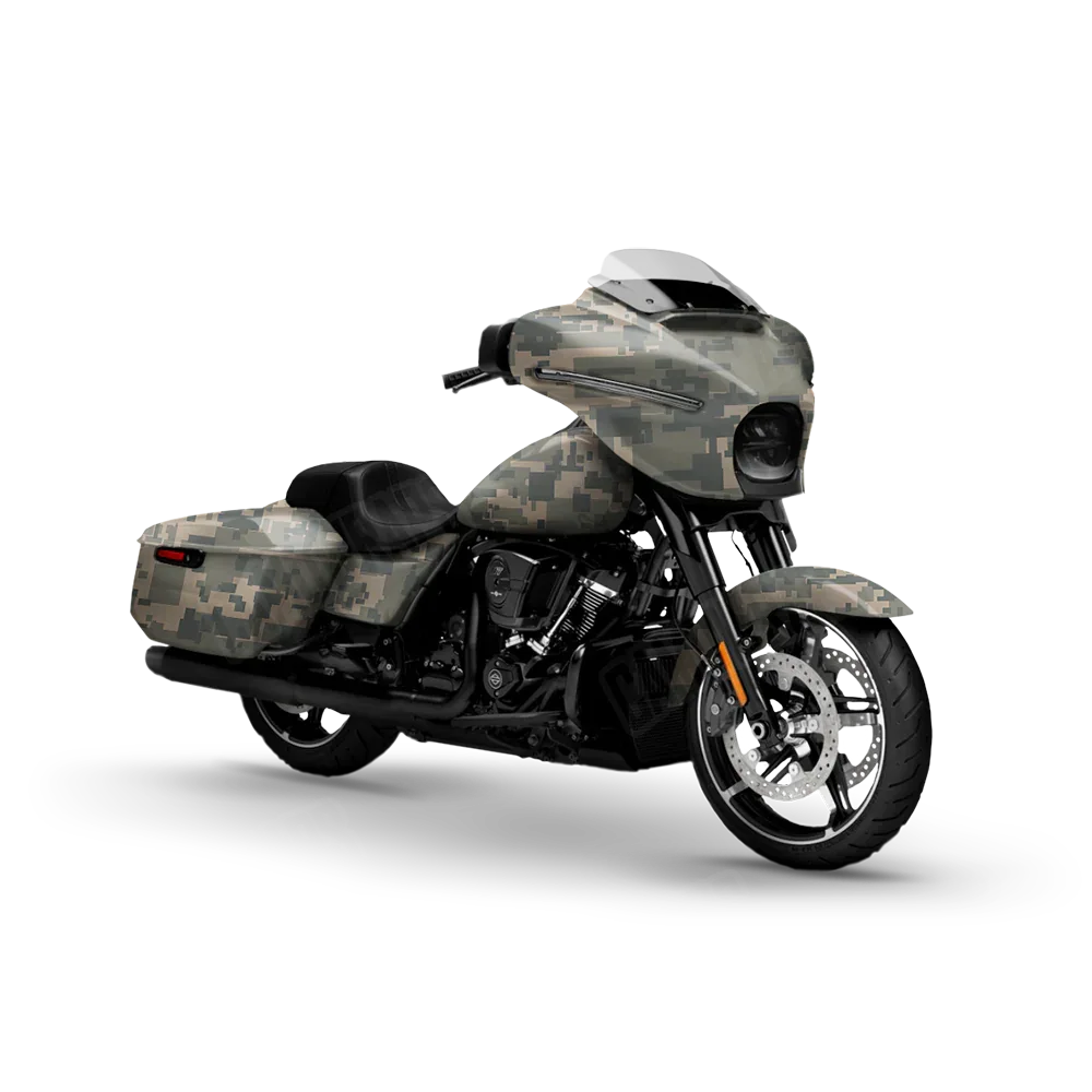 Digital Army Motorcycle Wraps