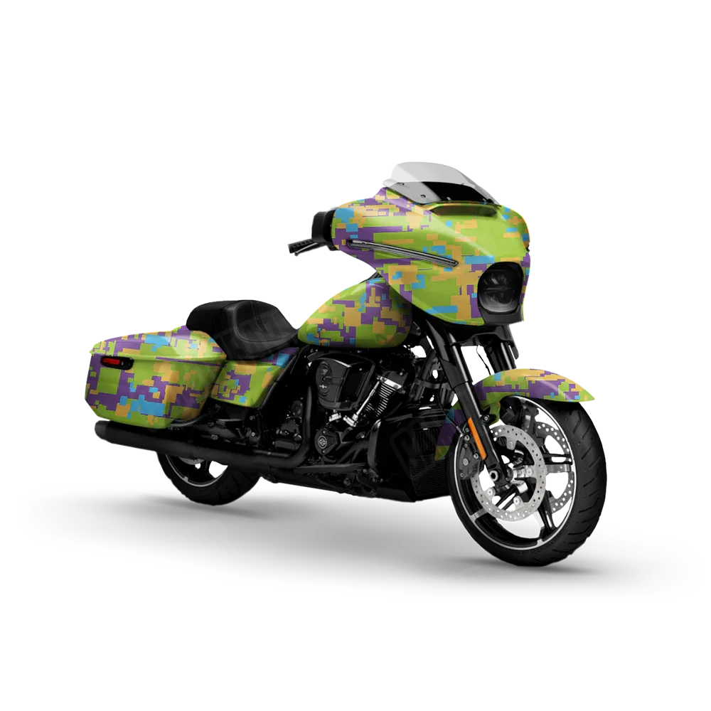 Digital Carnival Motorcycle Wraps
