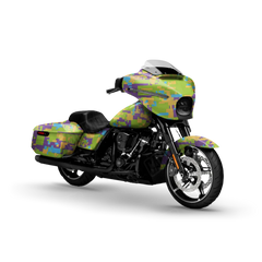 Digital Carnival Motorcycle Wraps