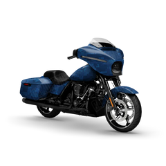 Digital Elite Blue Motorcycle Wraps