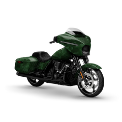 Digital Elite Green Motorcycle Wraps
