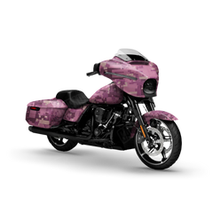 Digital Floral Motorcycle Wraps