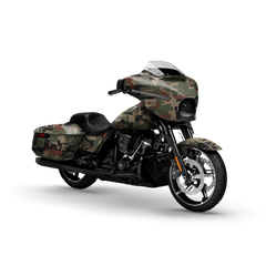 Digital Militant Copper Motorcycle Wraps