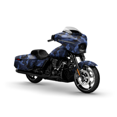 Ragged Blue Midnight Motorcycle Wraps