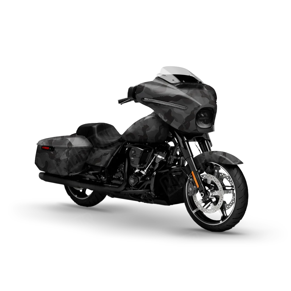 Ragged Elite Black Motorcycle Wraps