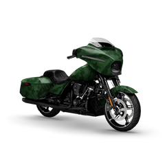 Ragged Elite Green Motorcycle Wraps