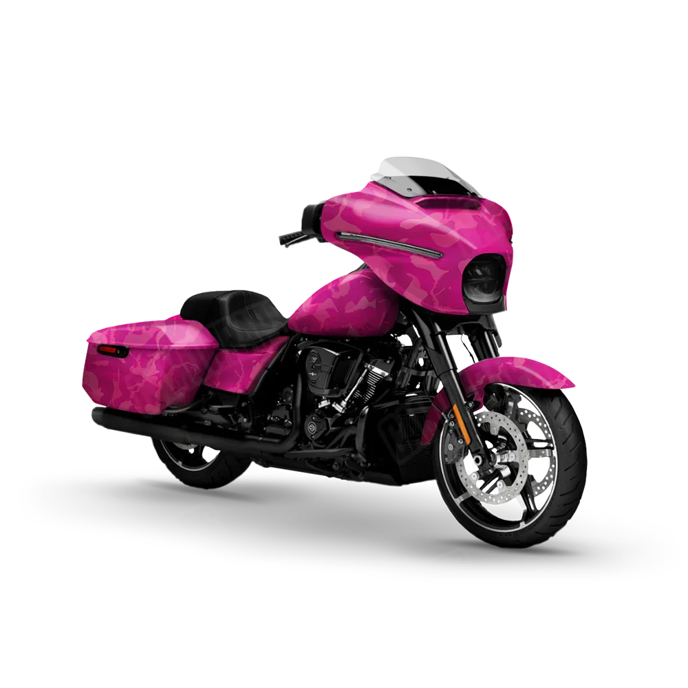 Ragged Elite Magenta Motorcycle Wraps