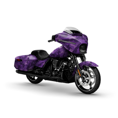 Ragged Elite Purple Motorcycle Wraps