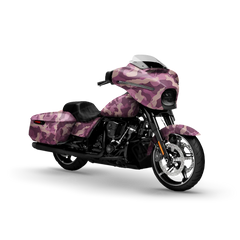 Ragged Floral Motorcycle Wraps