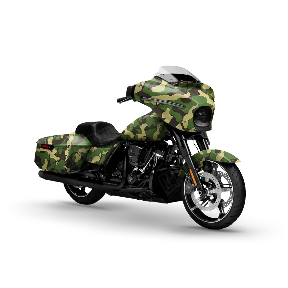 Ragged Jungle Motorcycle Wraps
