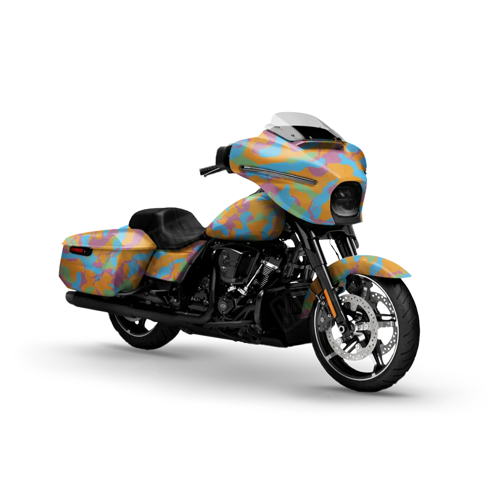 Ragged Sherbert Motorcycle Wraps