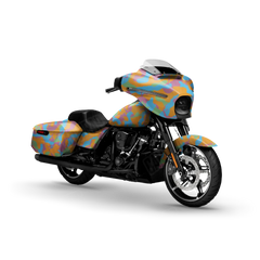 Ragged Sherbert Motorcycle Wraps