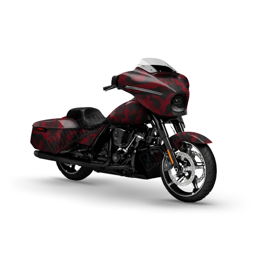 Ragged Vampire Red Motorcycle Wraps