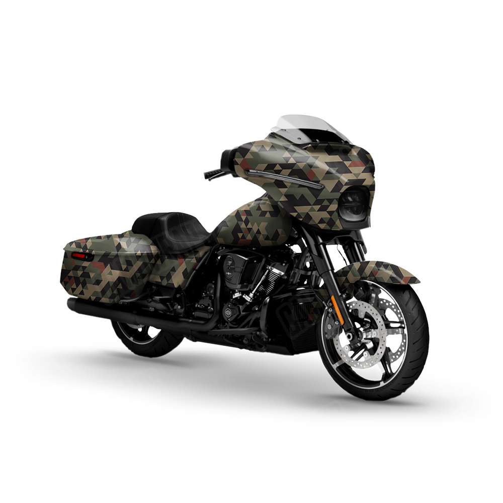 Triangle Militant Copper Motorcycle Wraps