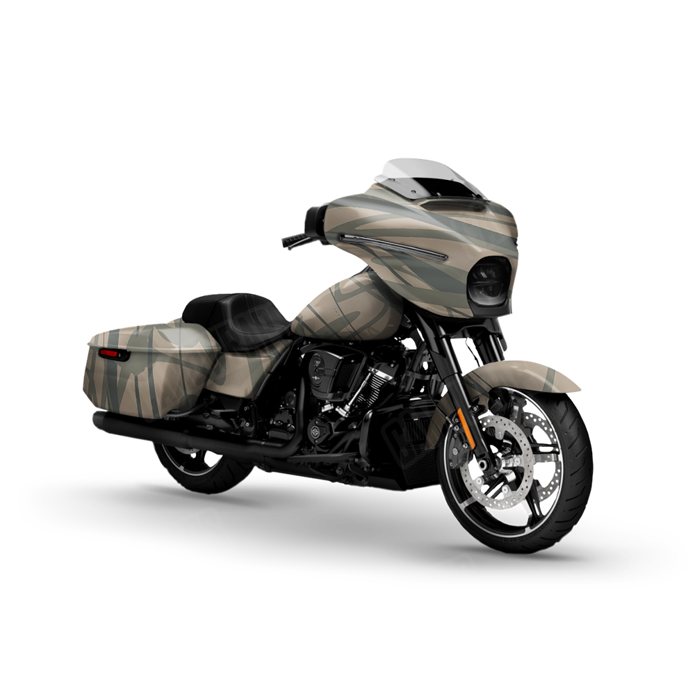 Liquid Smoke Army Motorcycle Wraps