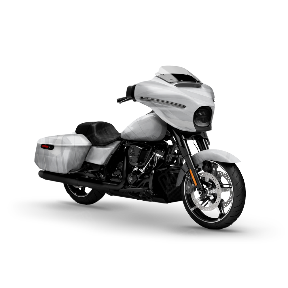 Liquid Smoke Elite White Motorcycle Wraps