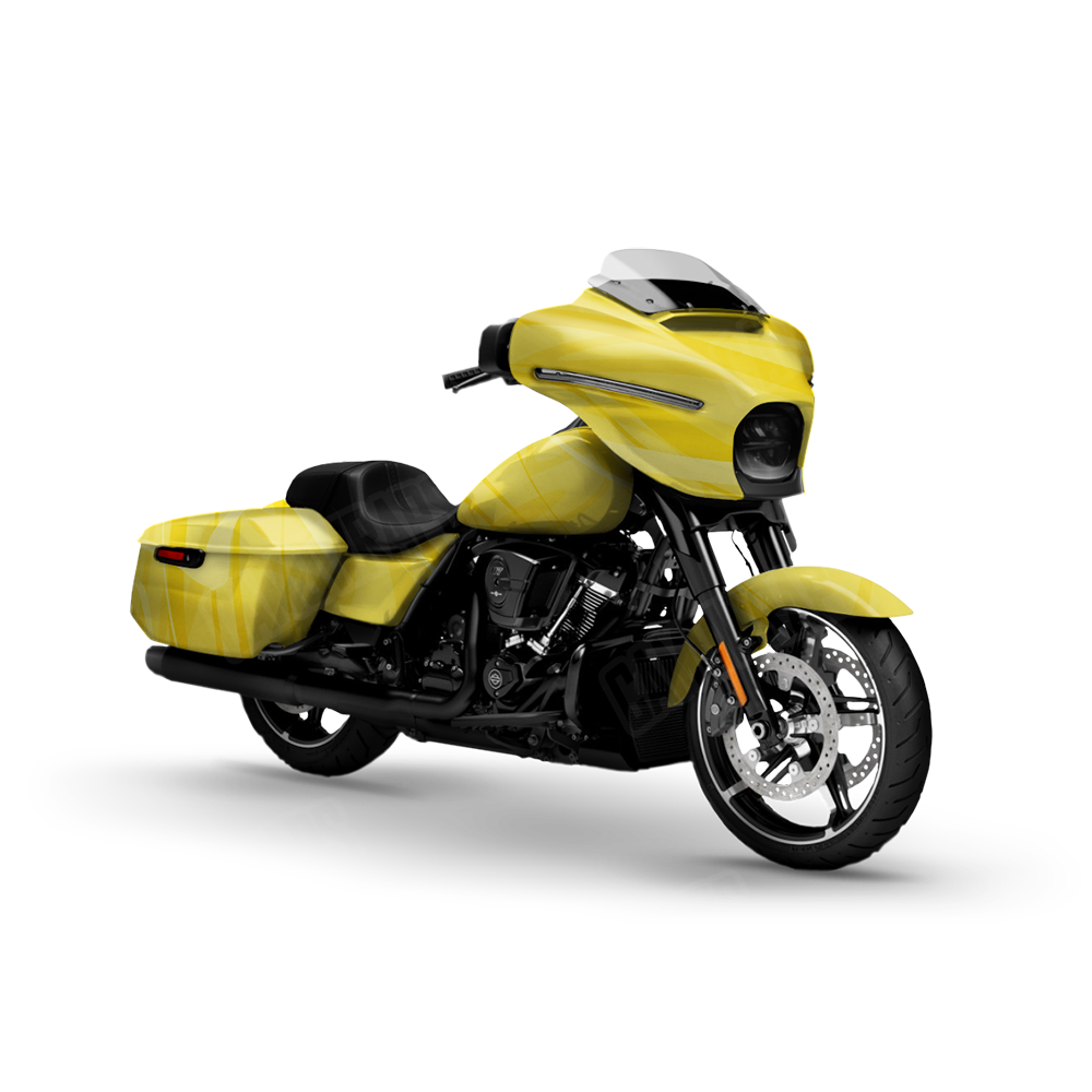 Liquid Smoke Elite Yellow Motorcycle Wraps