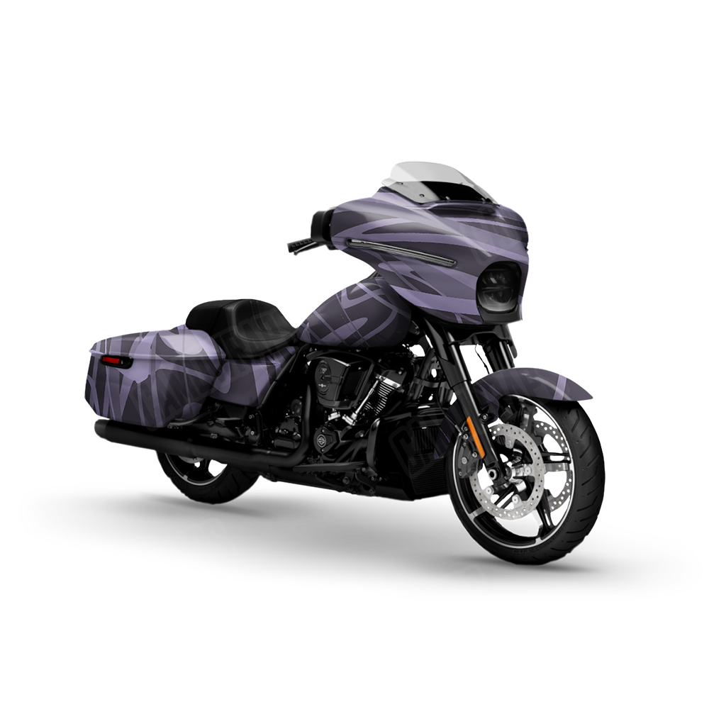 Liquid Smoke Lilac Motorcycle Wraps