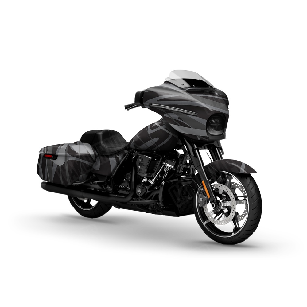 Liquid Smoke Midnight Motorcycle Wraps