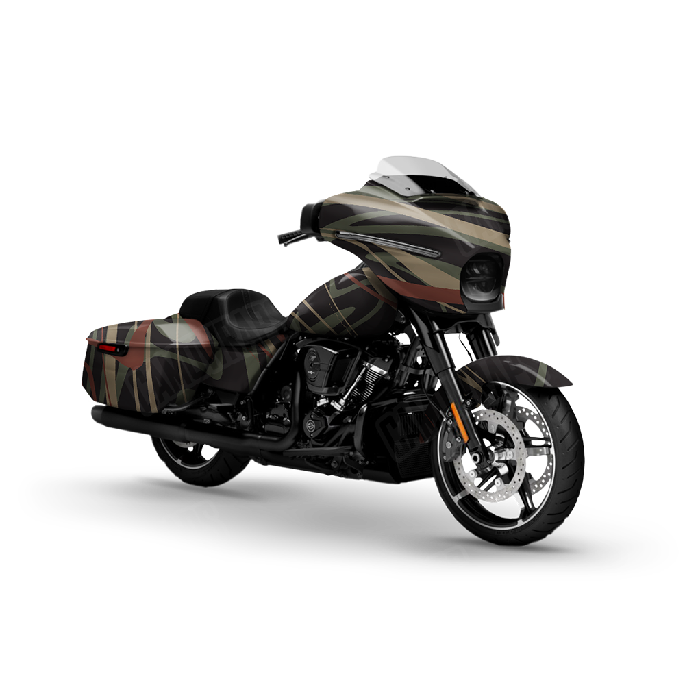 Liquid Smoke Militant Copper Motorcycle Wraps