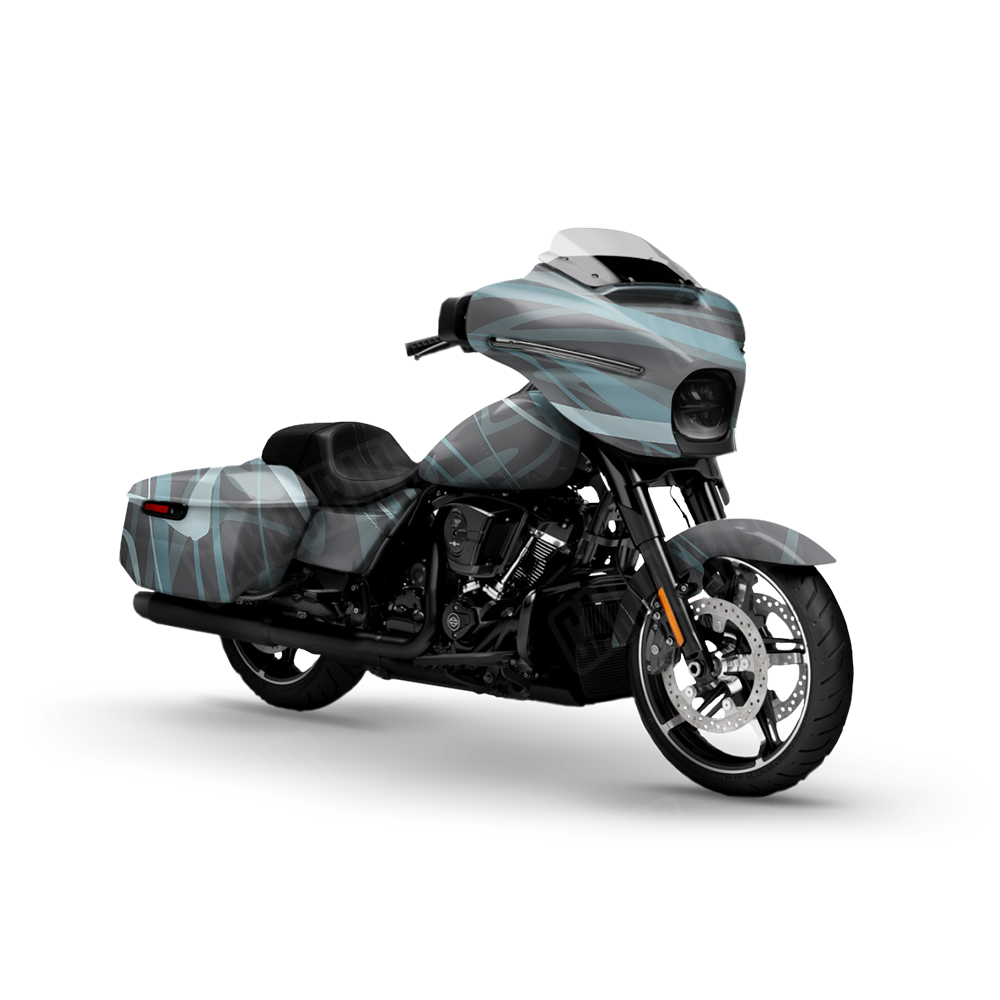 Liquid Smoke Overcast Motorcycle Wraps