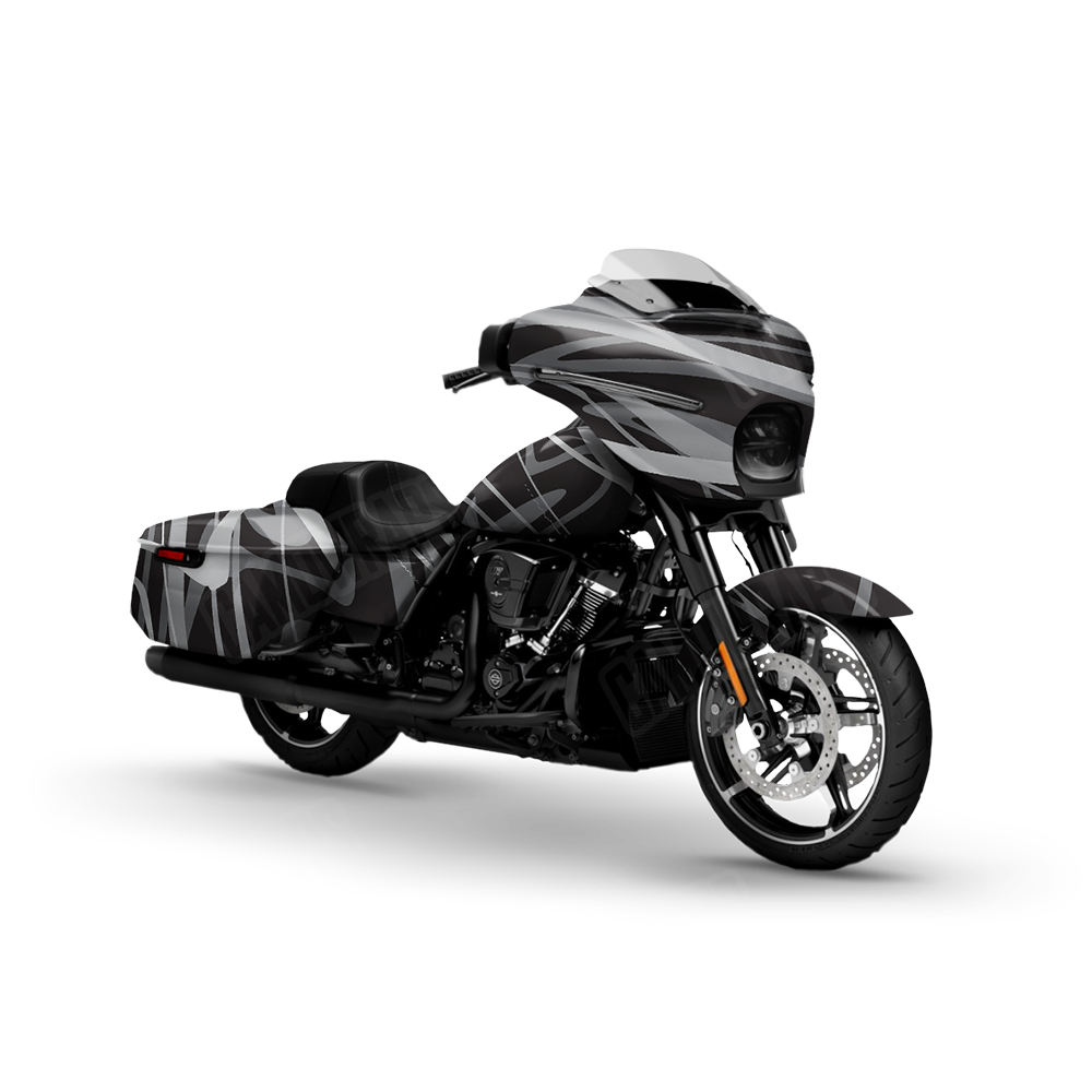 Liquid Smoke Urban Night Motorcycle Wraps